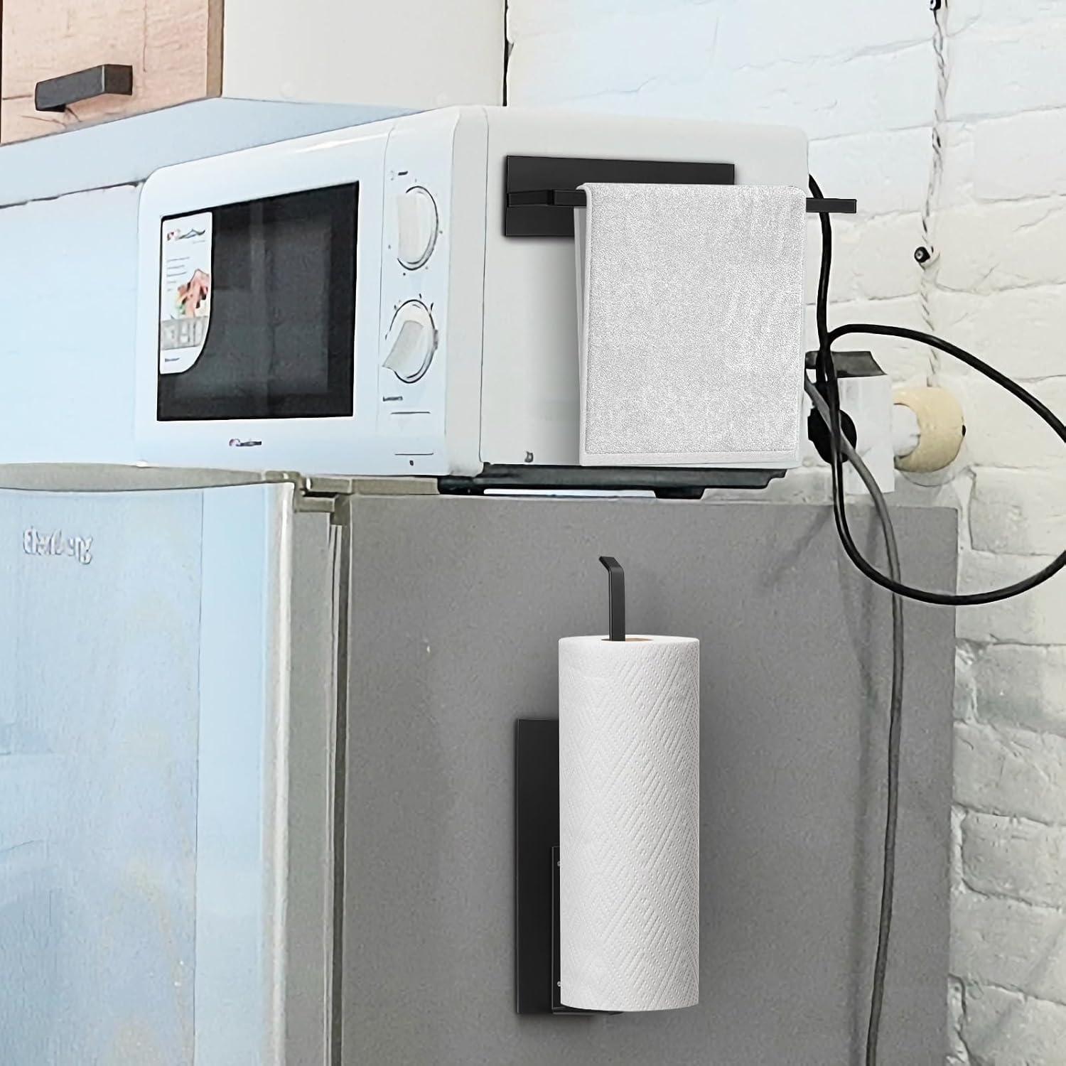 Soporte Magnético para Toallas de Papel Seropy Negro 26,67 cm