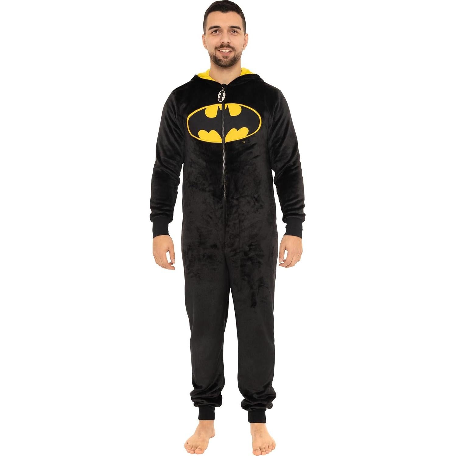 Mono de Batman para Hombres | Pijamas DC Comics | Tallas S a XXL