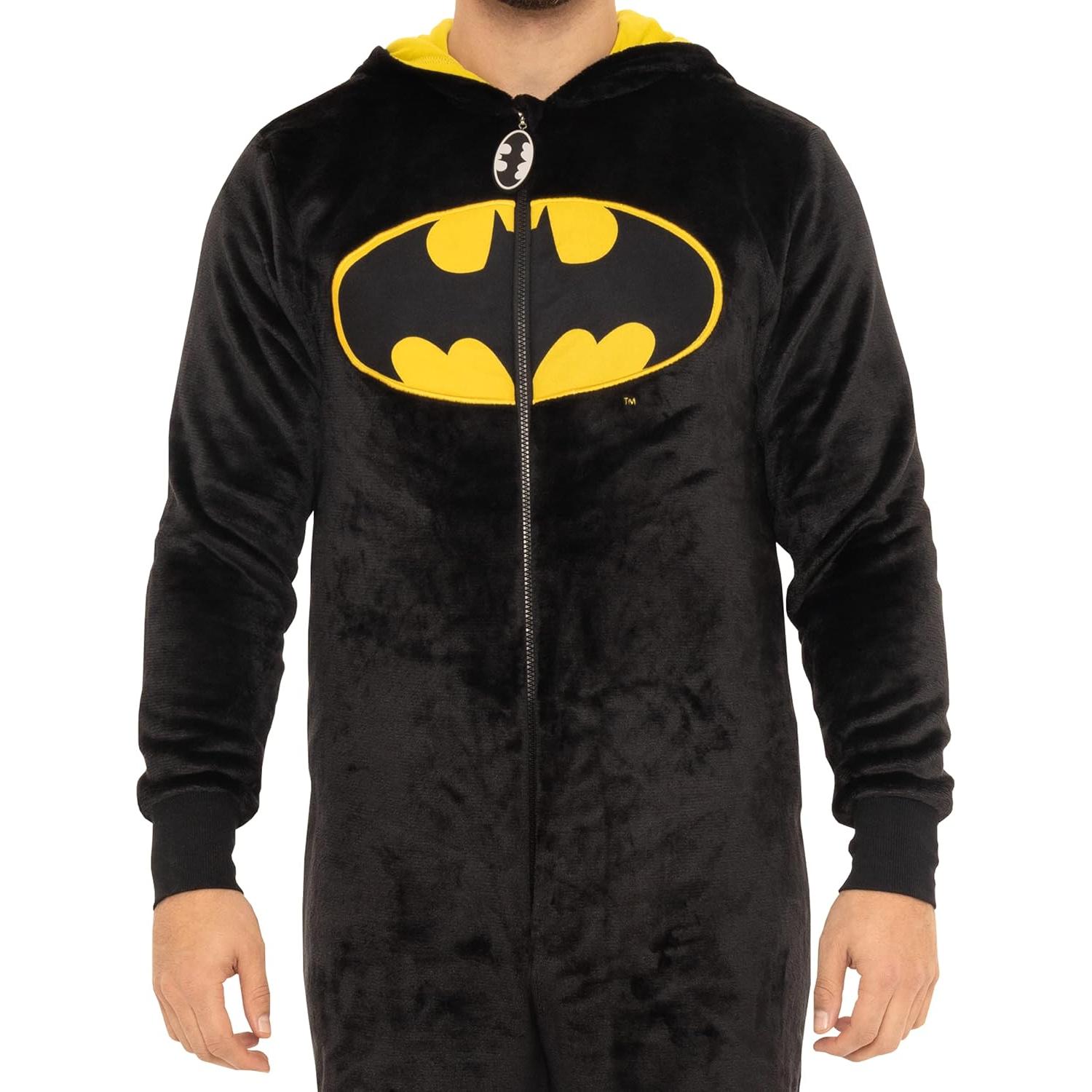 Mono de Batman para Hombres | Pijamas DC Comics | Tallas S a XXL
