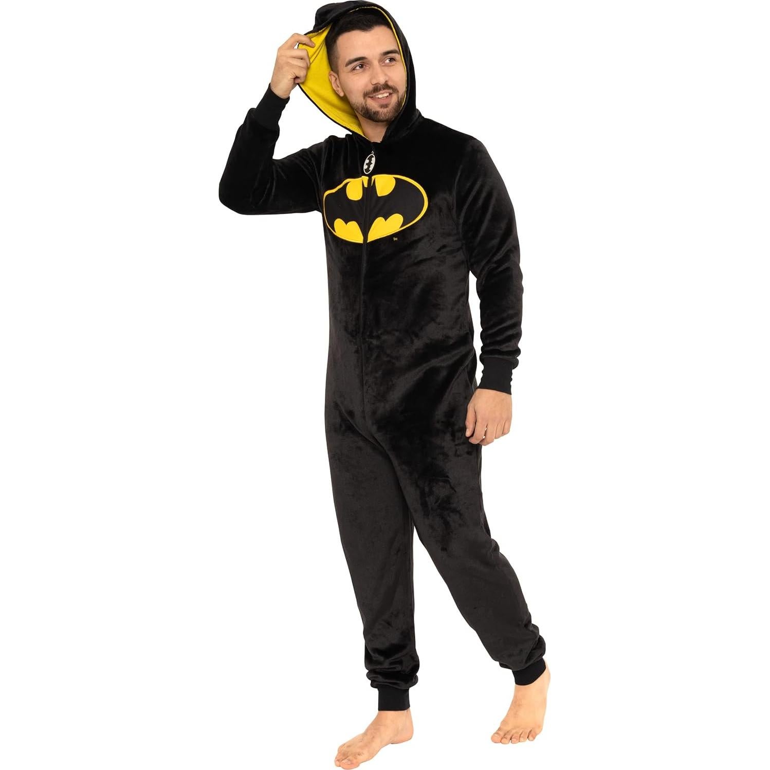 Mono de Batman para Hombres | Pijamas DC Comics | Tallas S a XXL