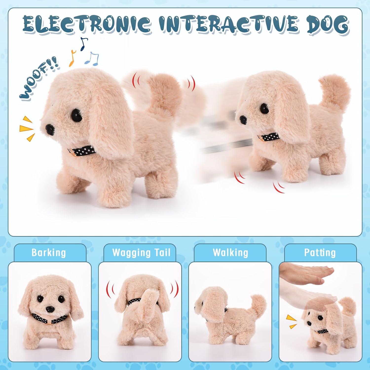 Kit de Cuidado de Mascotas Volmop para Niños - Perro Interactivo