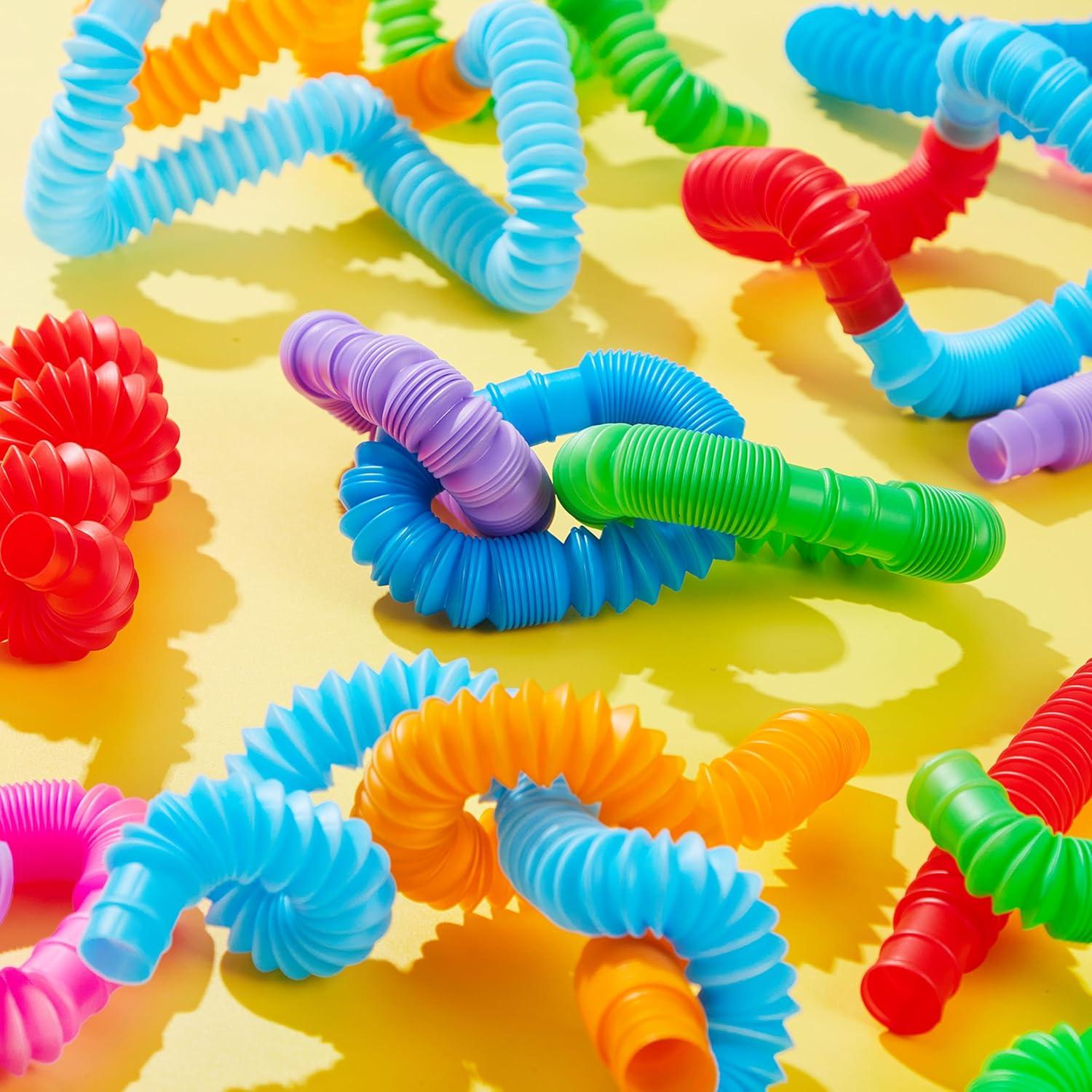 Set de 72 Tubos Pop JOYIN Antiestrés para Niños - 9 Colores
