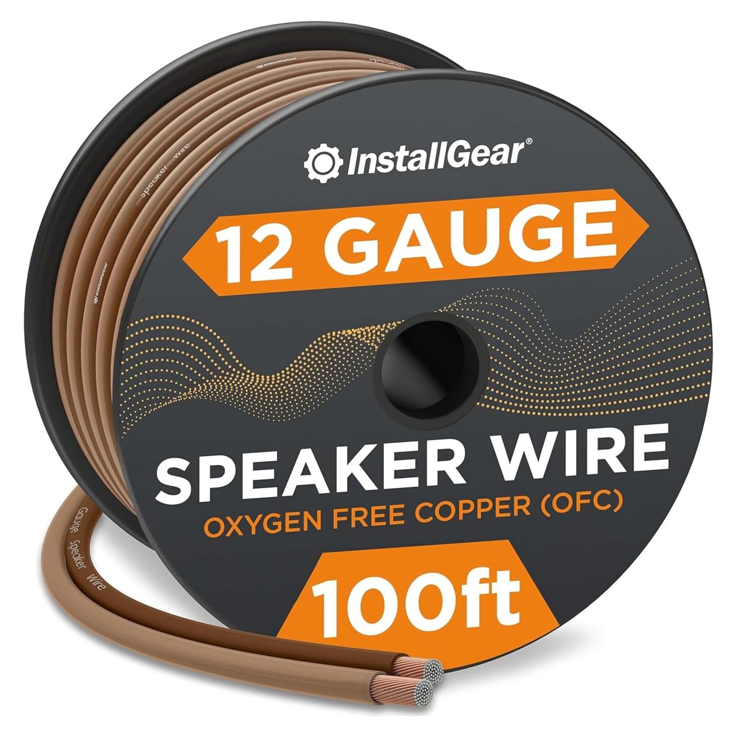 Cable de altavoz InstallGear 12 AWG 30,48 m Cobre OFC