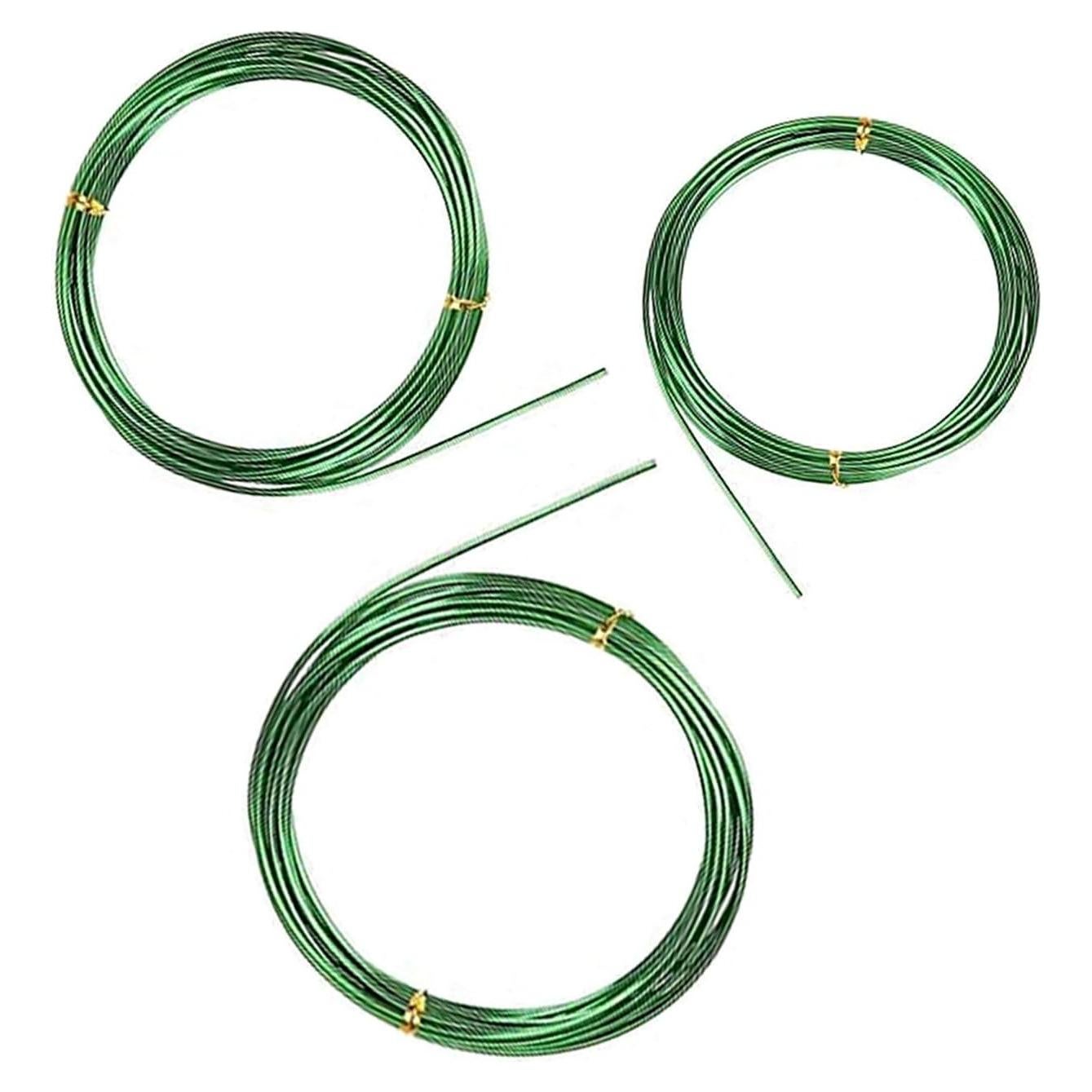 Alambre de Bonsai BEADNOVA 30m Verde 1mm para Plantas