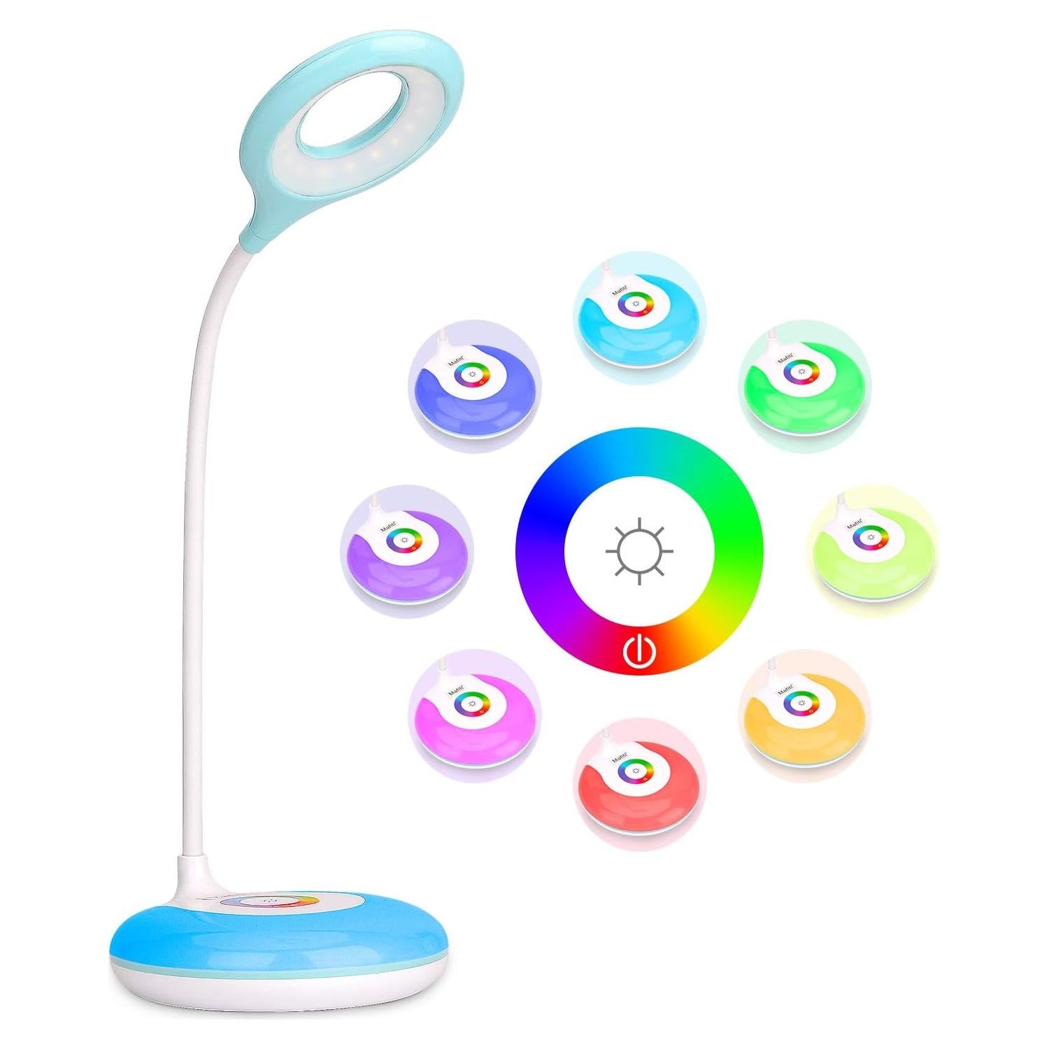 Lámpara de Escritorio LED Mafiti Recargable Cuello de Ganso