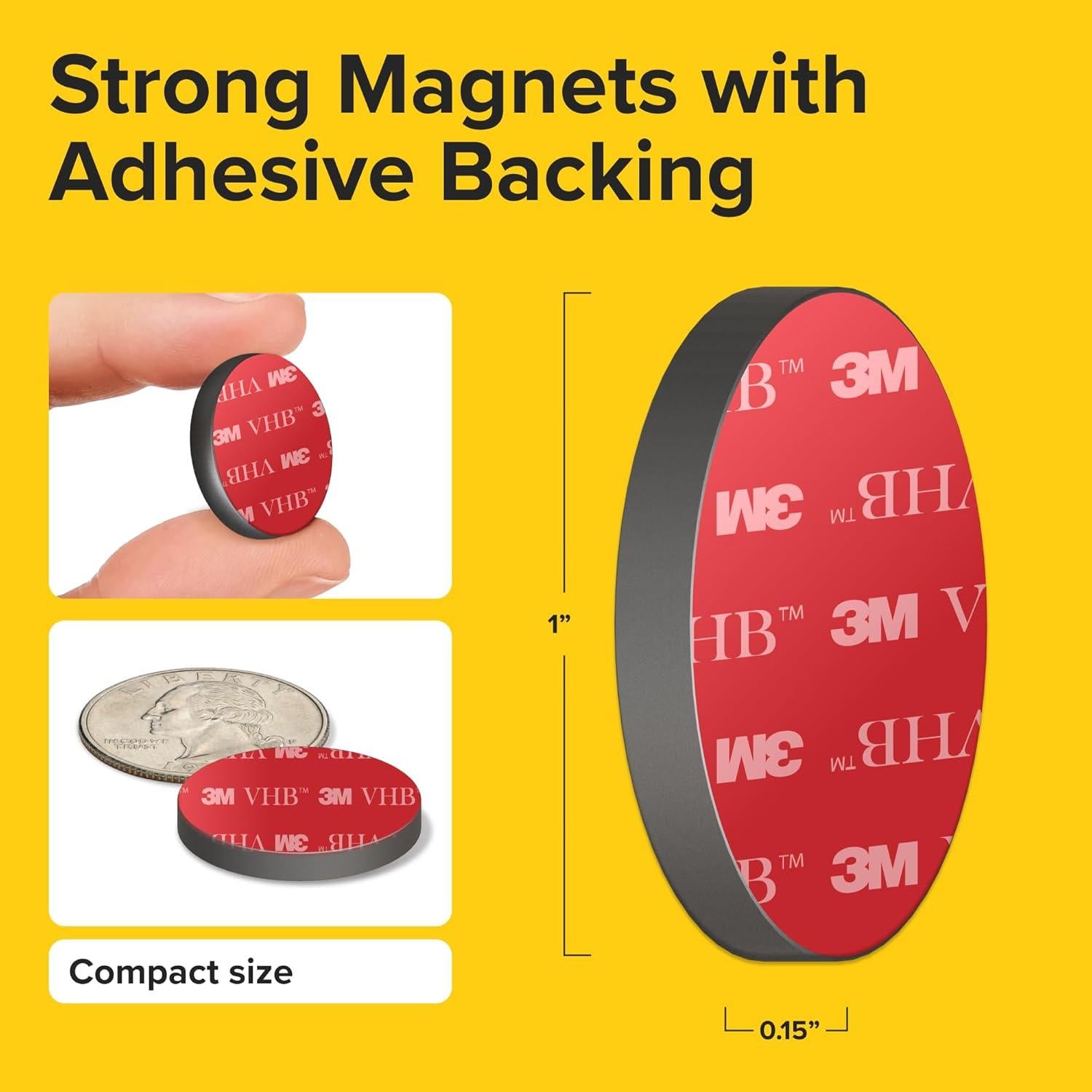 Imanes Adhesivos X-bet MAGNET N3 Redondos Fuerte 6cm