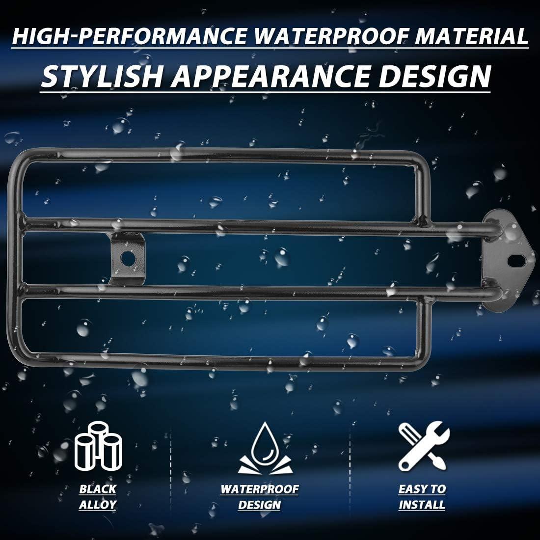 Soporte de Estante de Equipaje KATUR para Motocicleta Negro 28cm