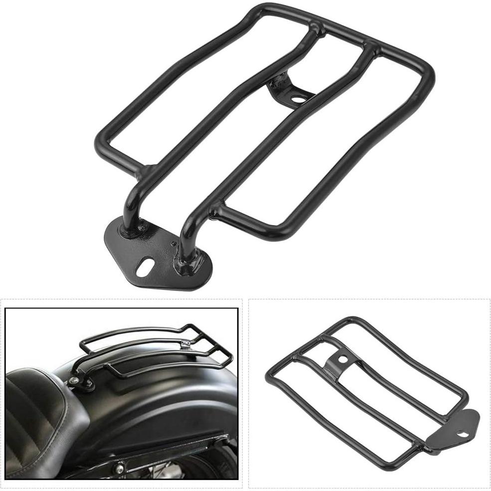 Soporte de Estante de Equipaje KATUR para Motocicleta Negro 28cm