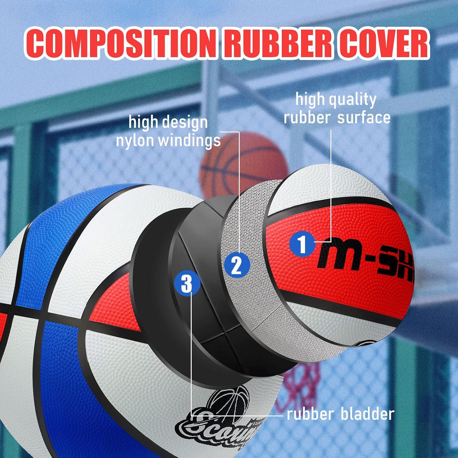 Balones de Baloncesto Wettarn Tamaño 5 Juego de 6 Piezas