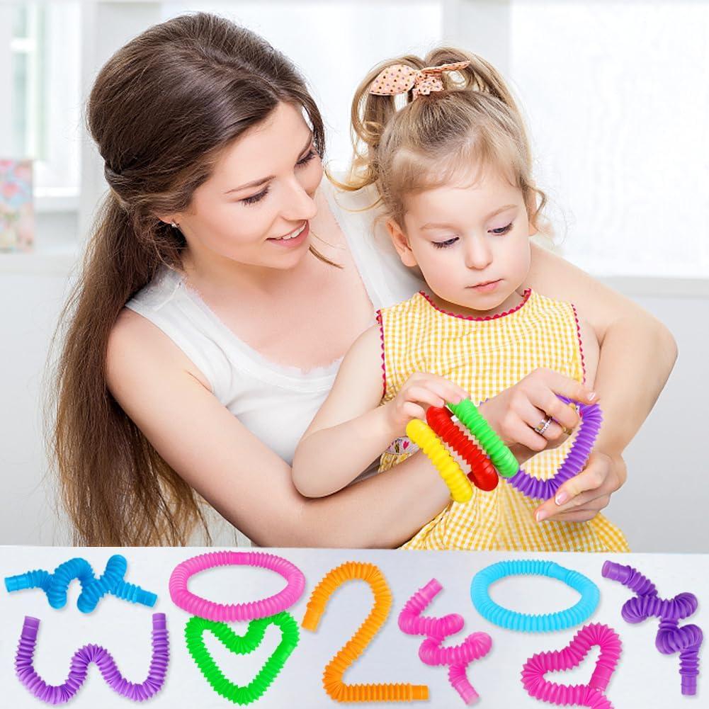 72 Tubos Pop Antiestrés Siwarm Juguetes Sensoriales