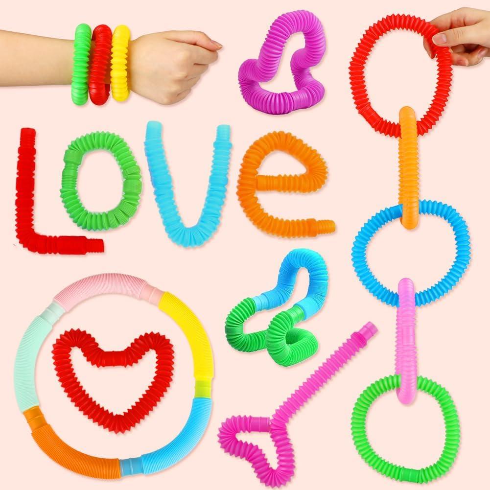 72 Tubos Pop Antiestrés Siwarm Juguetes Sensoriales