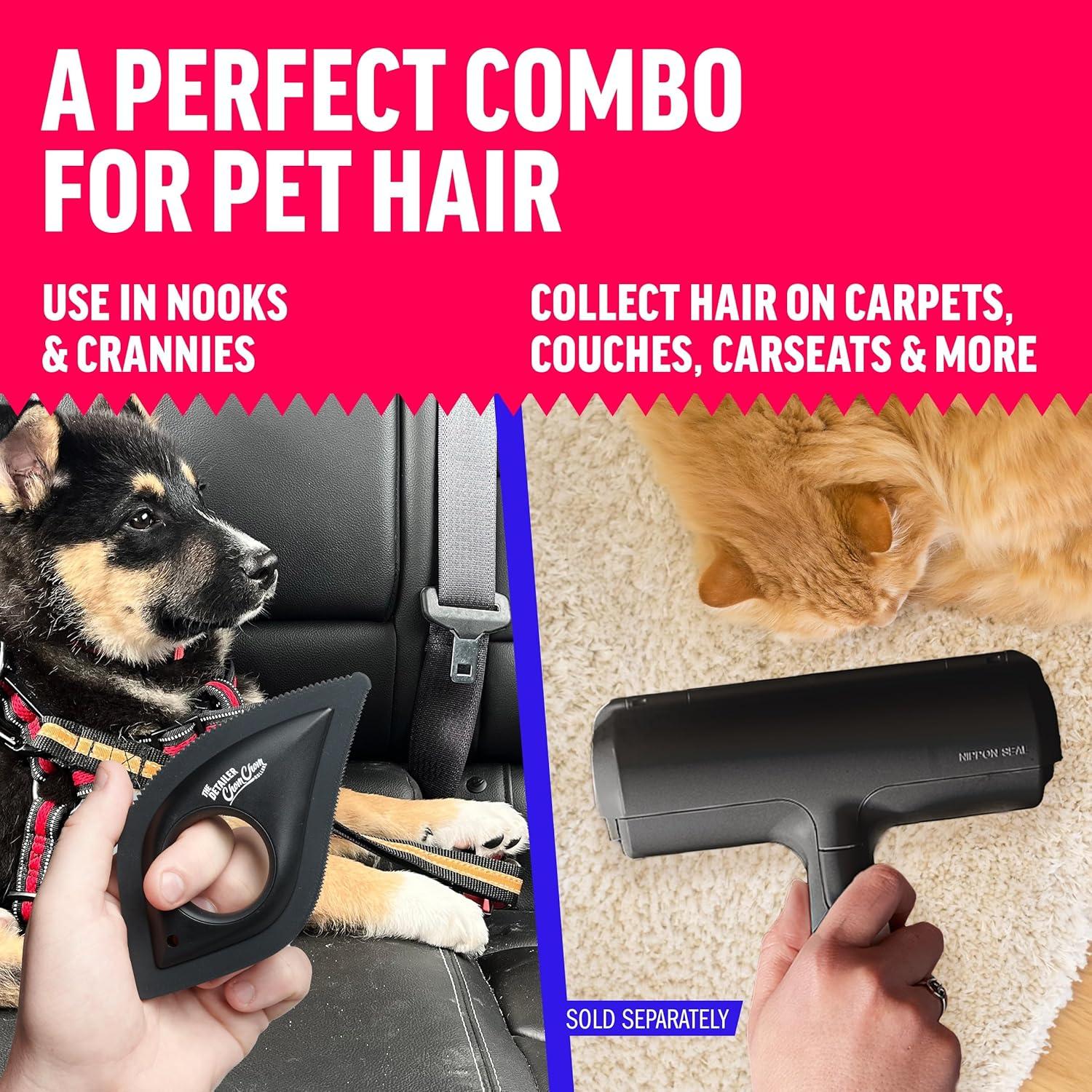 Rodillo Quitapelos ChomChom - Detallador Negro Multiuso