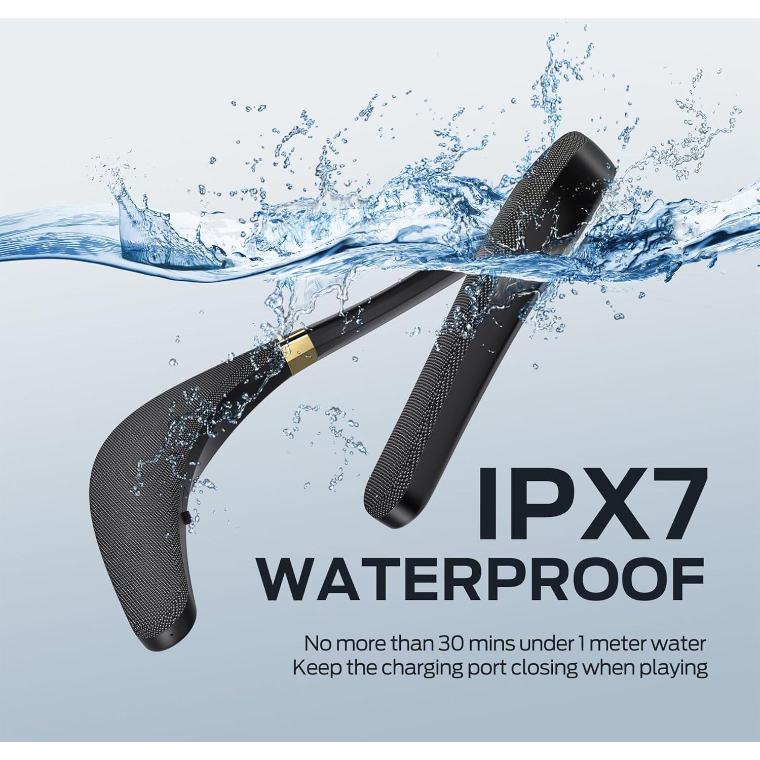 Altavoz Bluetooth Monster Boomerang con Banda para el Cuello IPX7