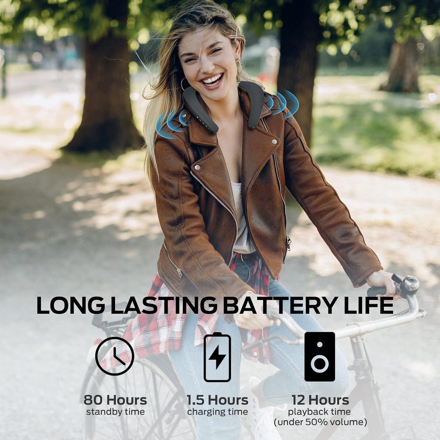 Altavoz Bluetooth Monster Boomerang con Banda para el Cuello IPX7