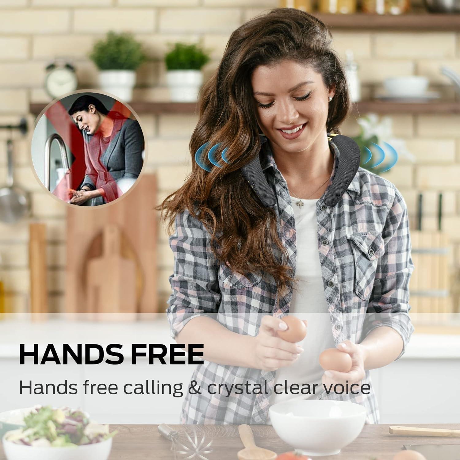 Altavoz Bluetooth Monster Boomerang con Banda para el Cuello IPX7