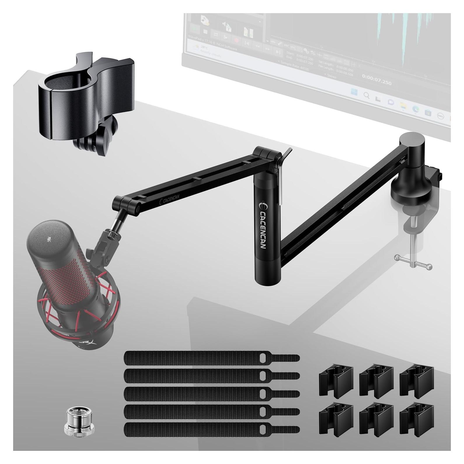 Brazo de Micrófono Plegable M05 con Montaje de Escritorio 1kg