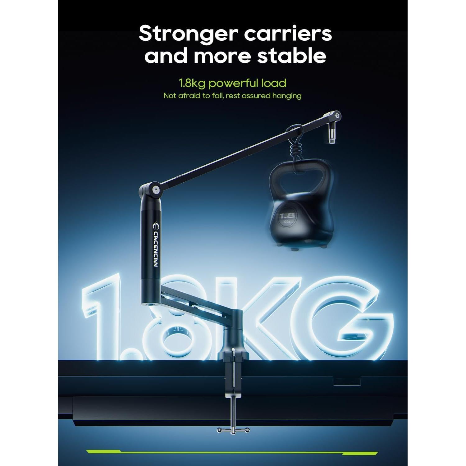 Brazo de Micrófono Plegable M05 con Montaje de Escritorio 1kg