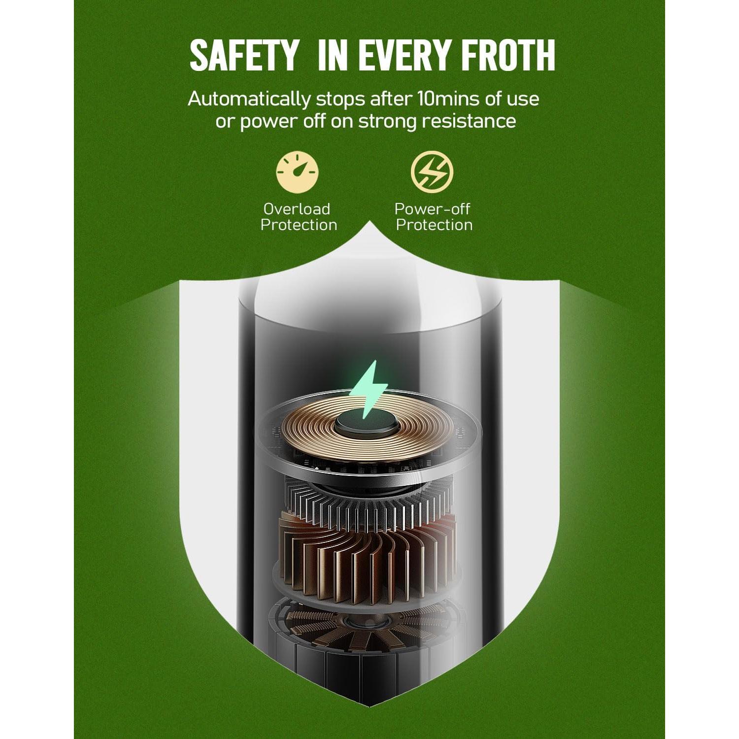 Espumador de Leche Recargable Maestri House LunaFro NS 800W