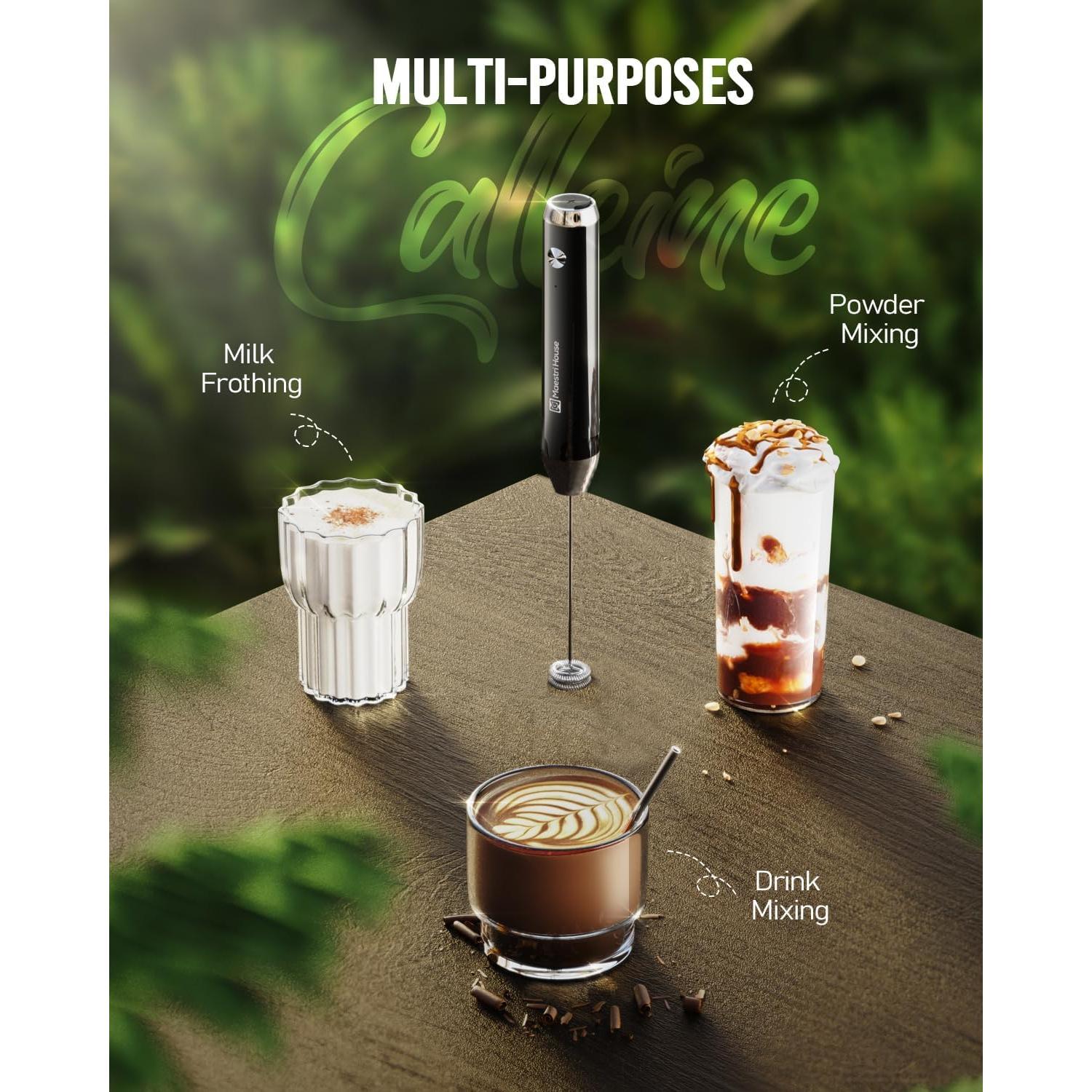 Espumador de Leche Recargable Maestri House LunaFro NS 800W