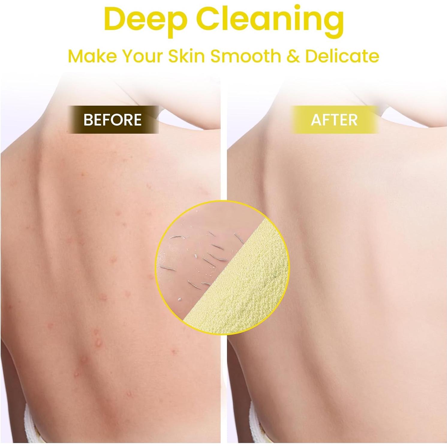 Toalla Exfoliadora de Doble Cara Silkyhose 3 Pcs Beige