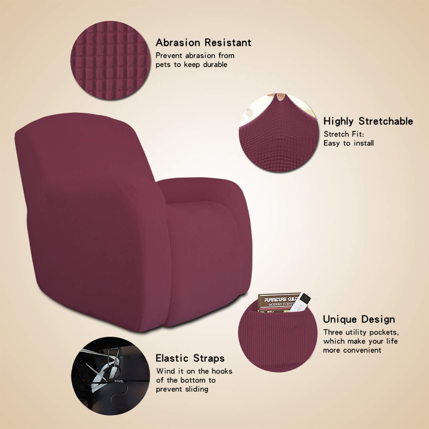 Funda de Sofá Easy-Going Rosa Ceniza Estirable 1 Pieza