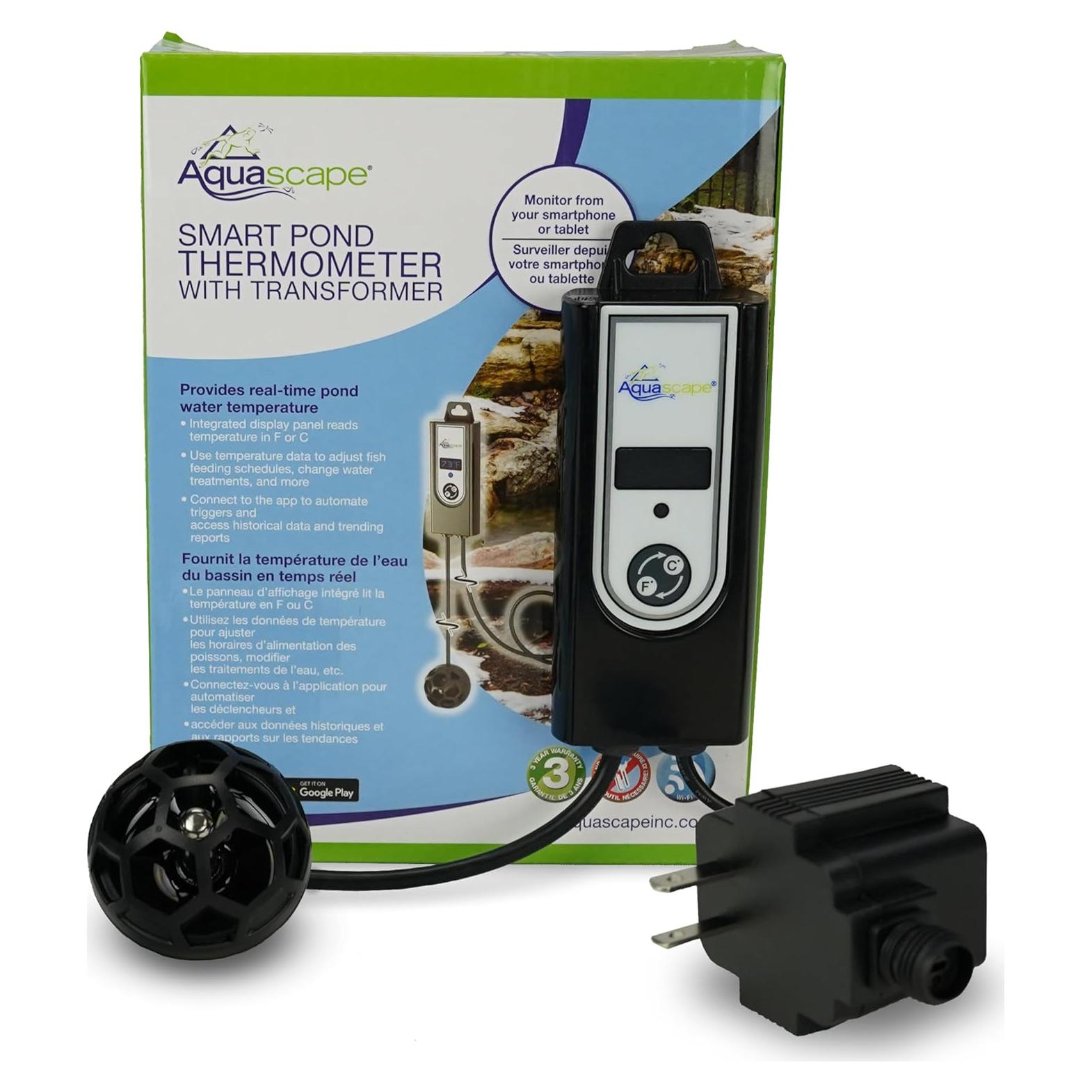 Termómetro Inteligente Aquascape 74013 con Transformador 3.5W