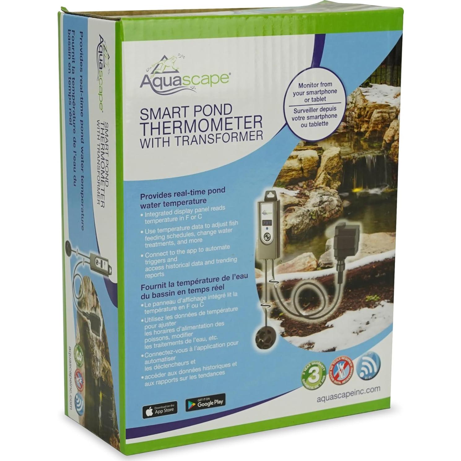 Termómetro Inteligente Aquascape 74013 con Transformador 3.5W