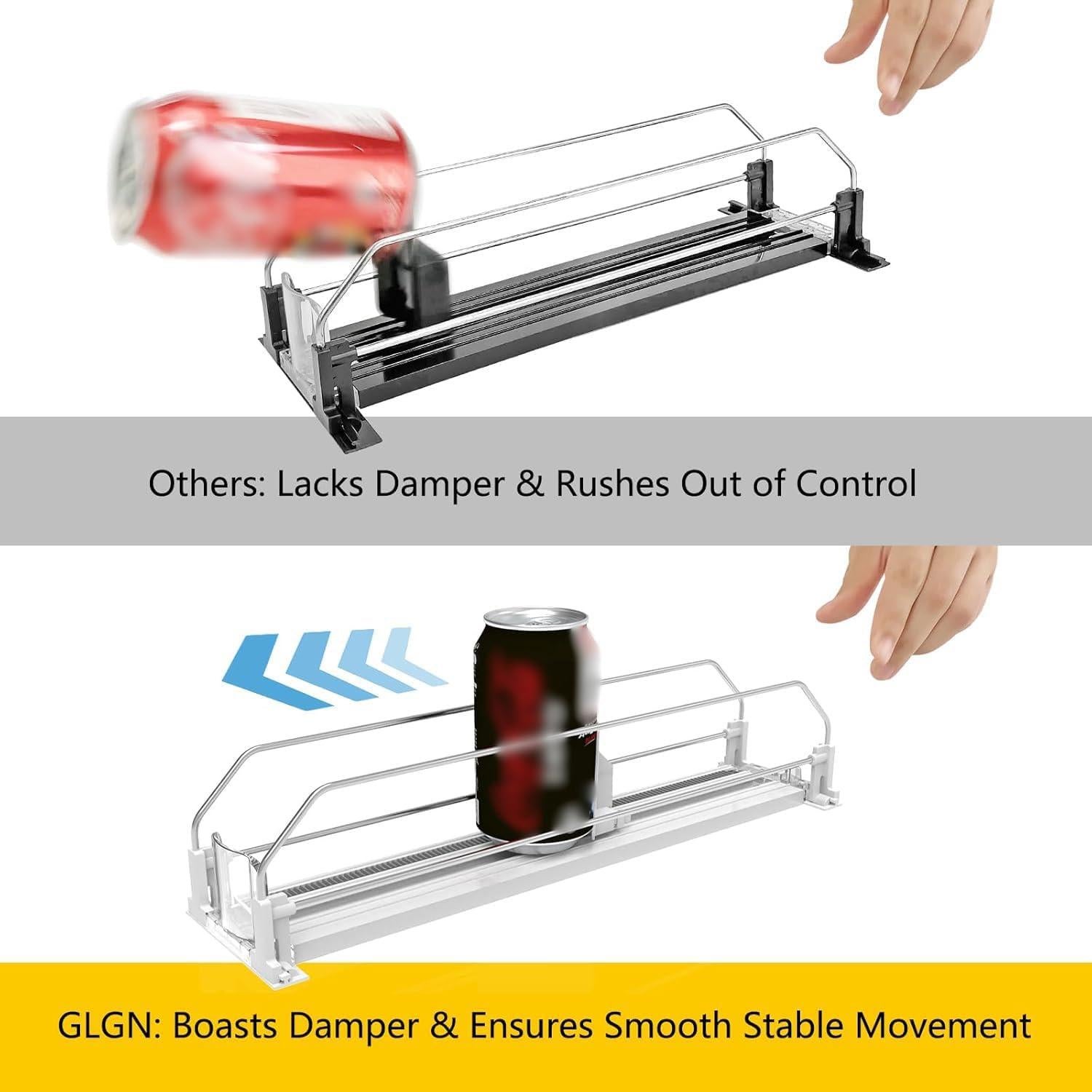 Dispensador de Latas de Refresco GLGN Ajustable Blanco 38cm