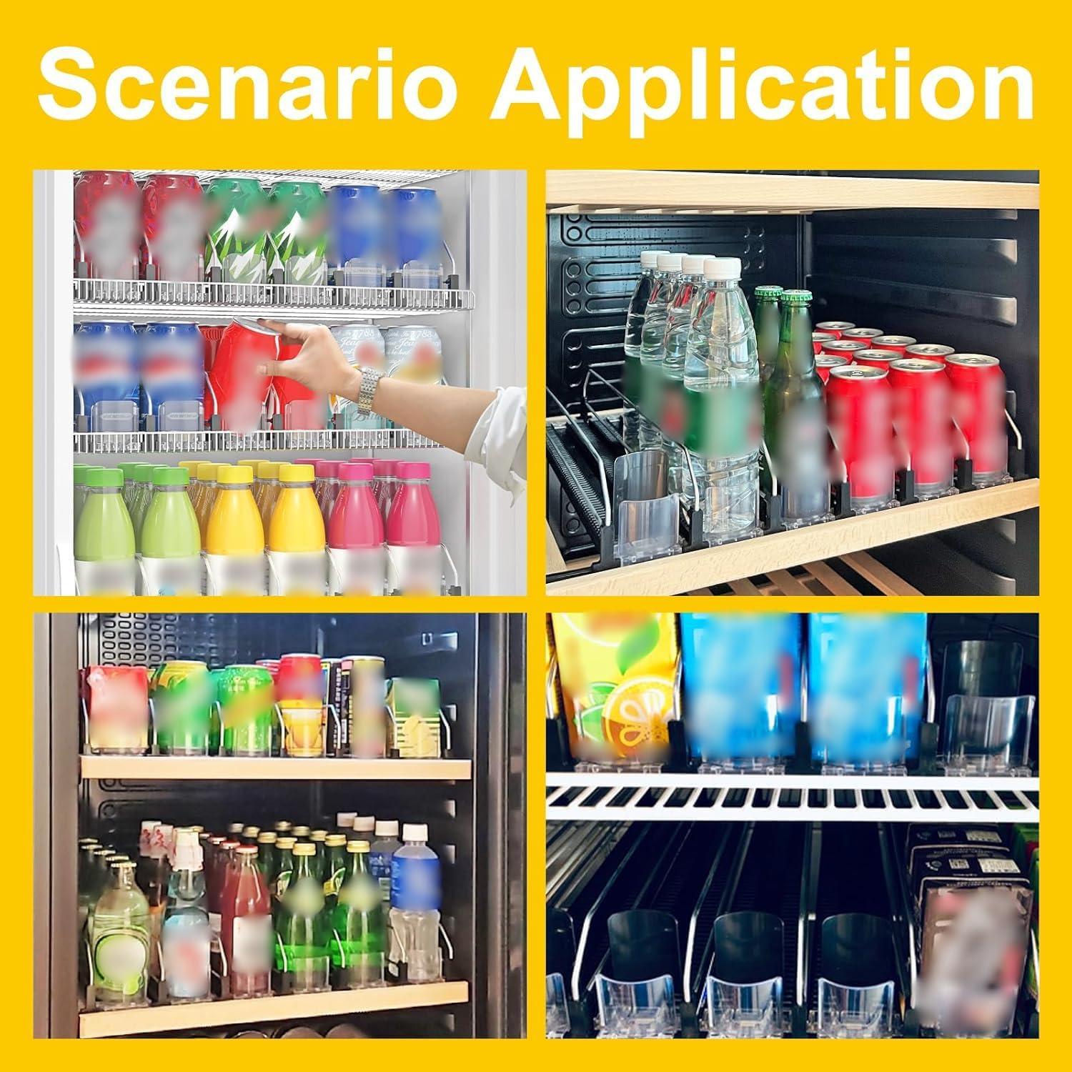 Dispensador de Latas de Refresco GLGN Ajustable Blanco 38cm