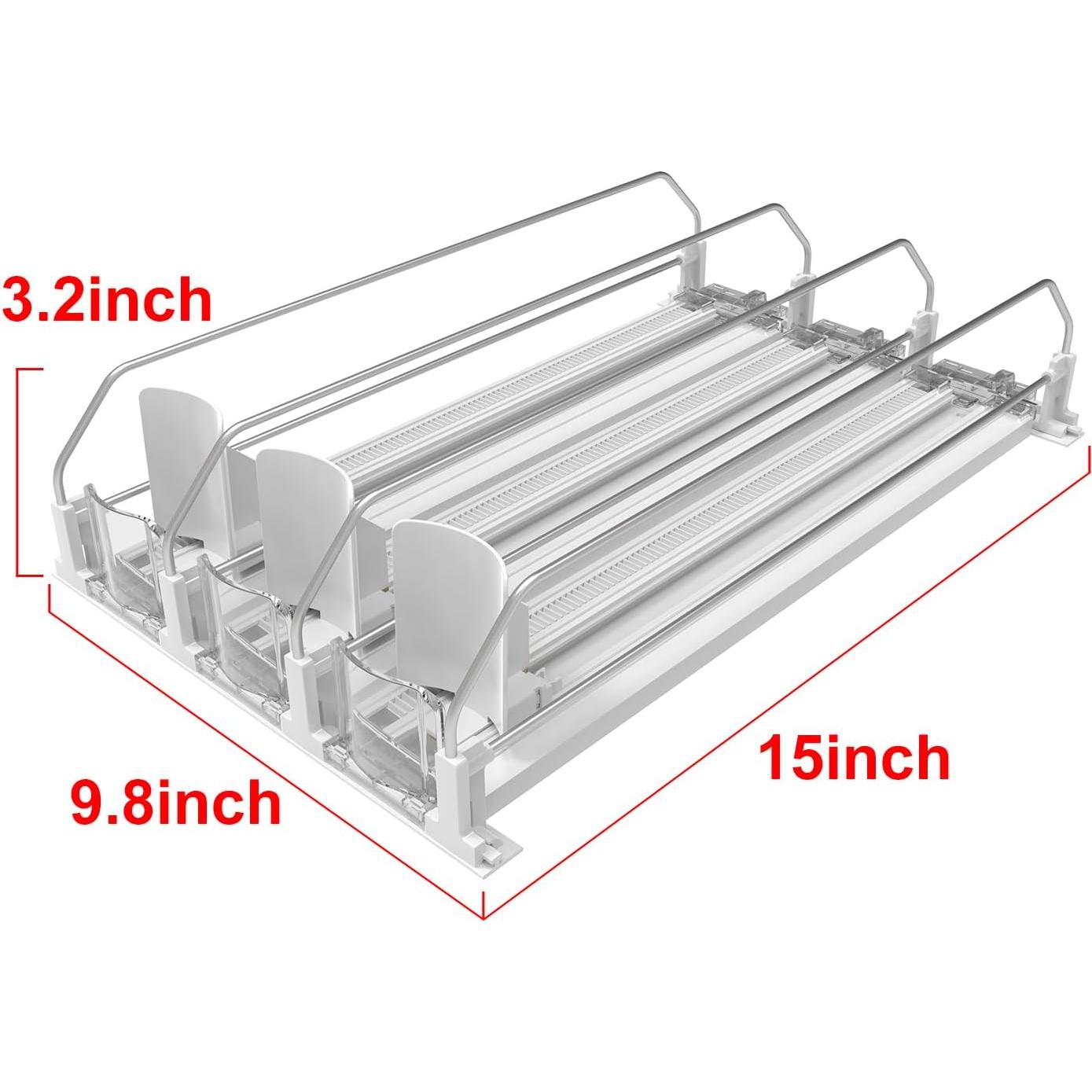 Dispensador de Latas de Refresco GLGN Ajustable Blanco 38cm
