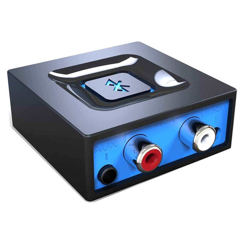 Bluetooth Audio Adapter for Music Streaming Sound System, Esinkin Wireless Audio Adapter Works with Smartphones and Tablets, Bluetooth Receiver for Home Stereo