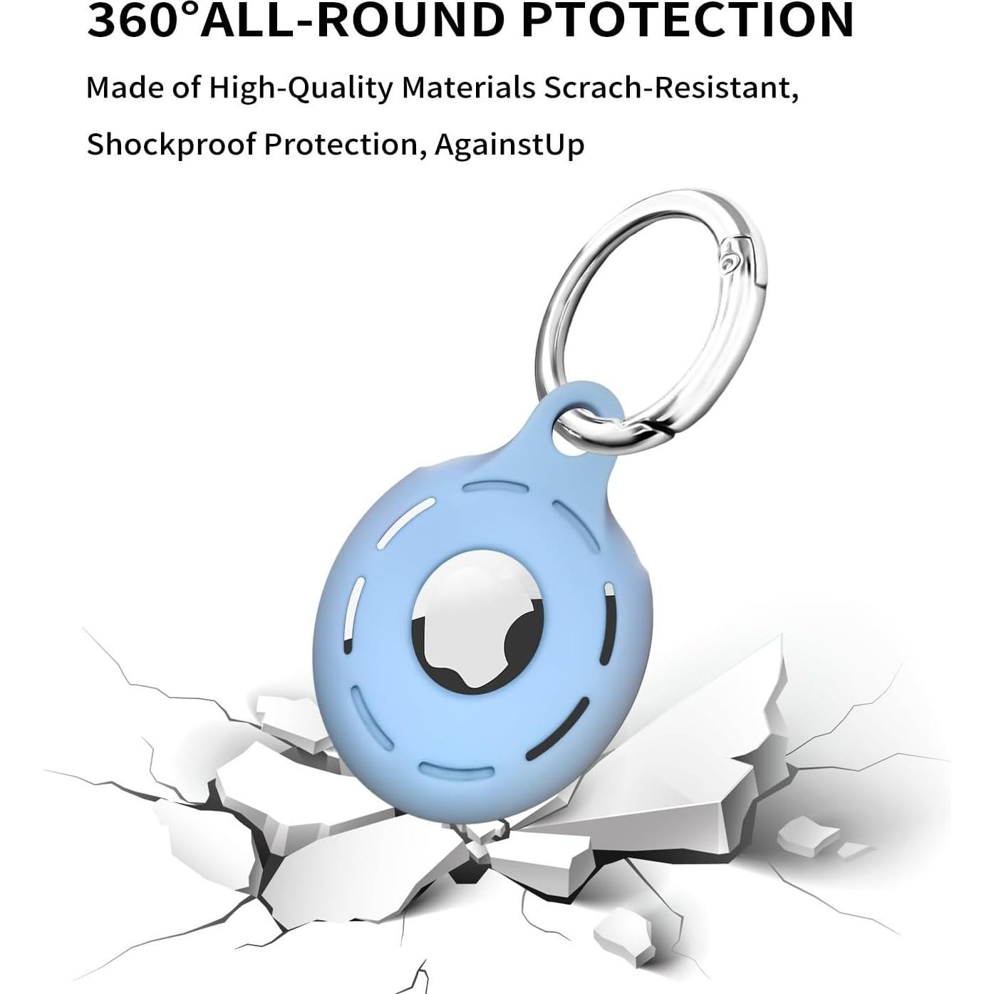 Funda Protectora para AirTag ShopHar 4 Pack Silicona