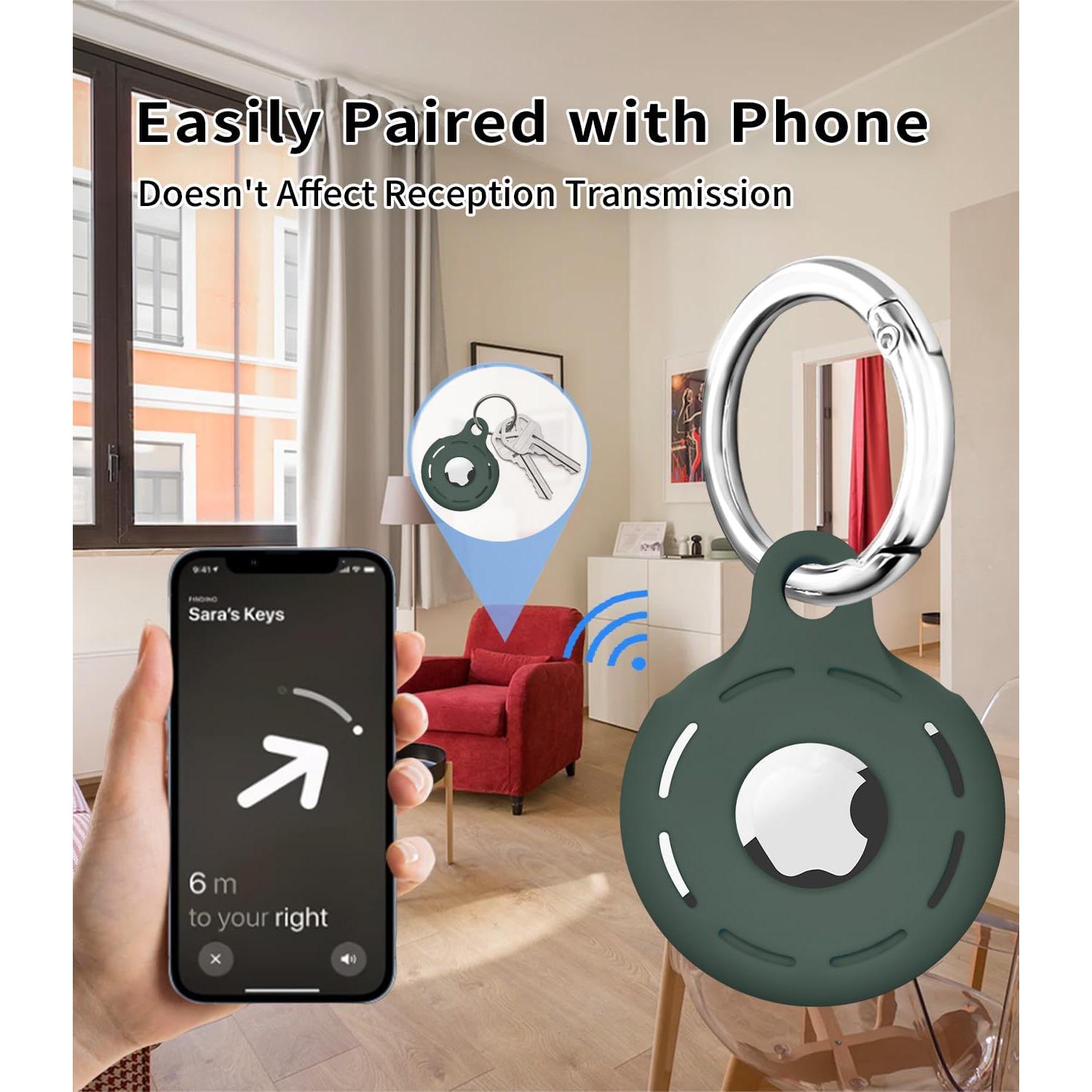 Funda Protectora para AirTag ShopHar 4 Pack Silicona