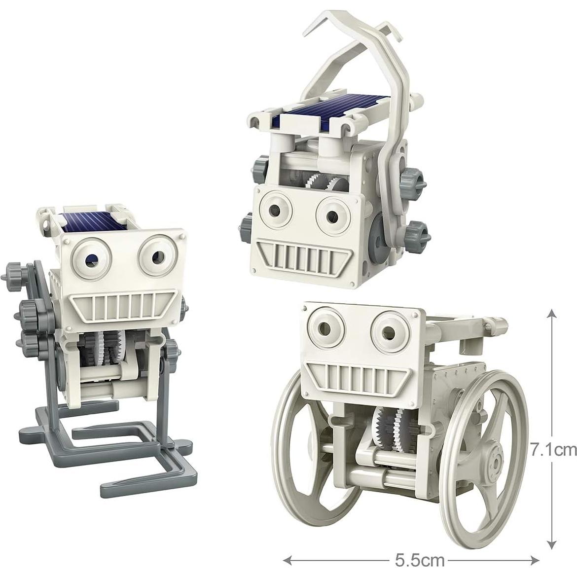 Robot Solar Mini 4M 3-en-1 - Juguete STEM Ecológico