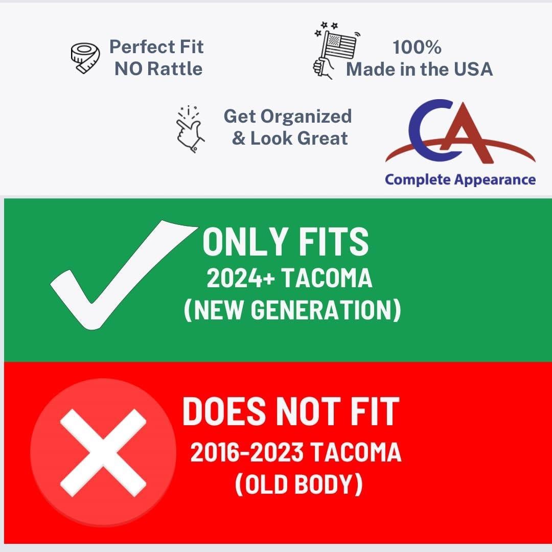 Organizador de Consola Central Complete Appearance Toyota Tacoma 2024+