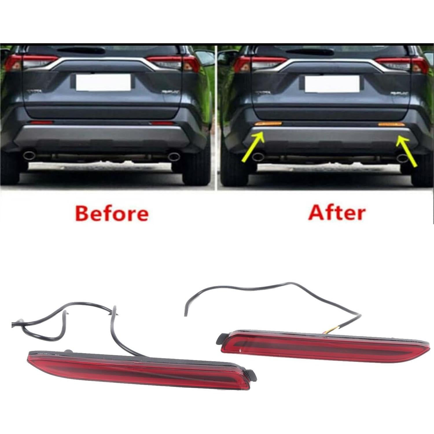 Luz de Niebla LED Trasera Genérico para Toyota RAV4 2019-2024