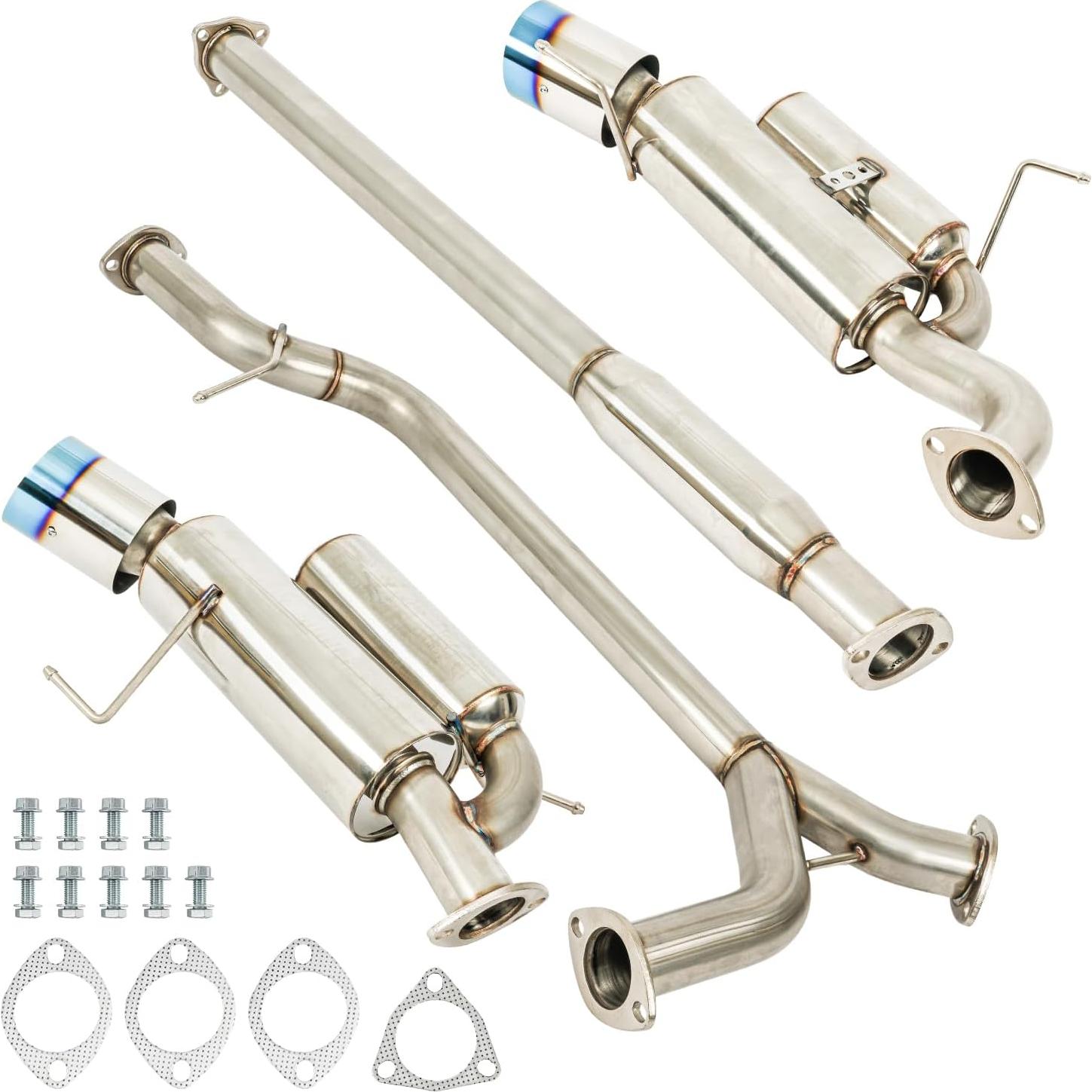 Sistema de Escape Trasero KAX Acero Inoxidable TSX 2004-2008