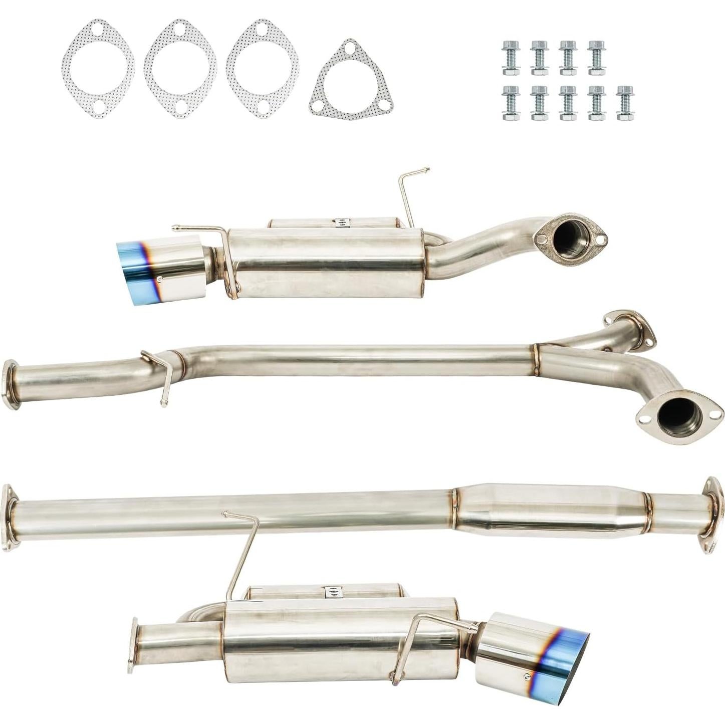 Sistema de Escape Trasero KAX Acero Inoxidable TSX 2004-2008