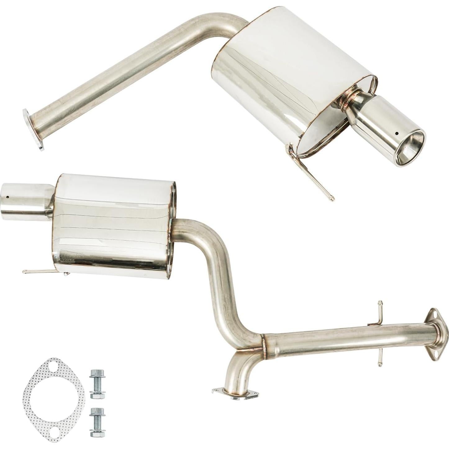 Sistema de escape trasero KAX de acero inoxidable IS250/IS350 2006-2010