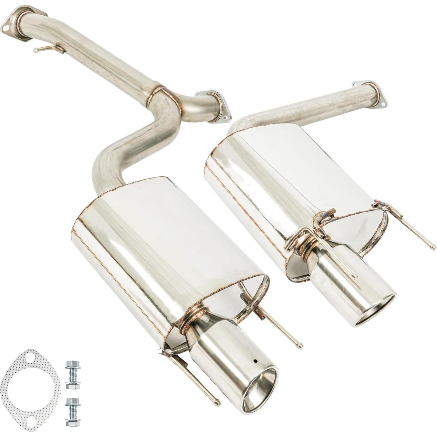 Sistema de escape trasero KAX de acero inoxidable IS250/IS350 2006-2010