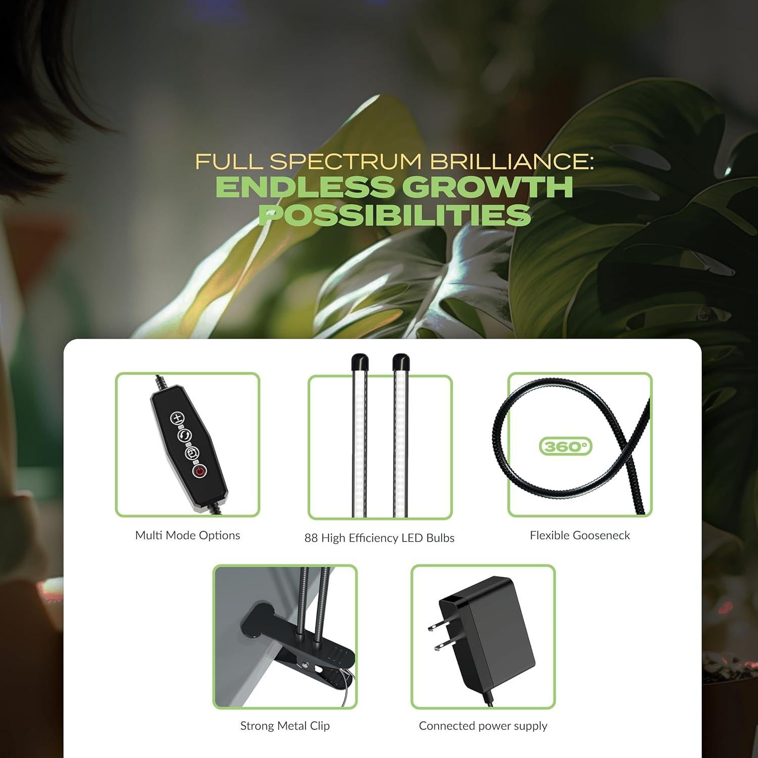 Lámpara de Cultivo LED Bloom Lume BL-CB201 Espectro Completo