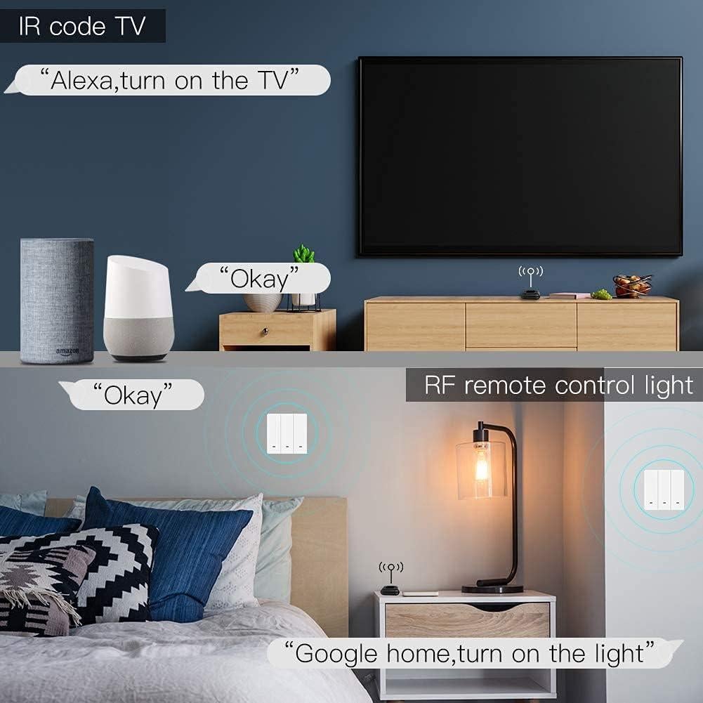 Control Remoto Universal MOES WiFi IR RF para Electrodomésticos