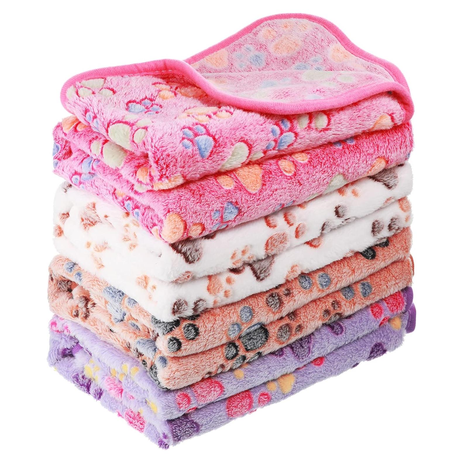 Manta para Perro Tatuo 4 Pcs Terciopelo Coral 60x40 cm