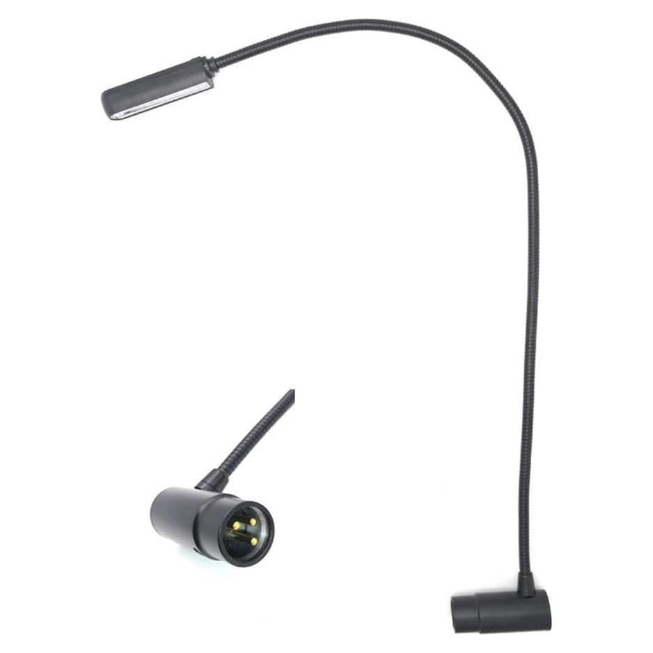 Lámpara LED JXRYWF 55,88 cm cuello de ganso XLR 3PIN