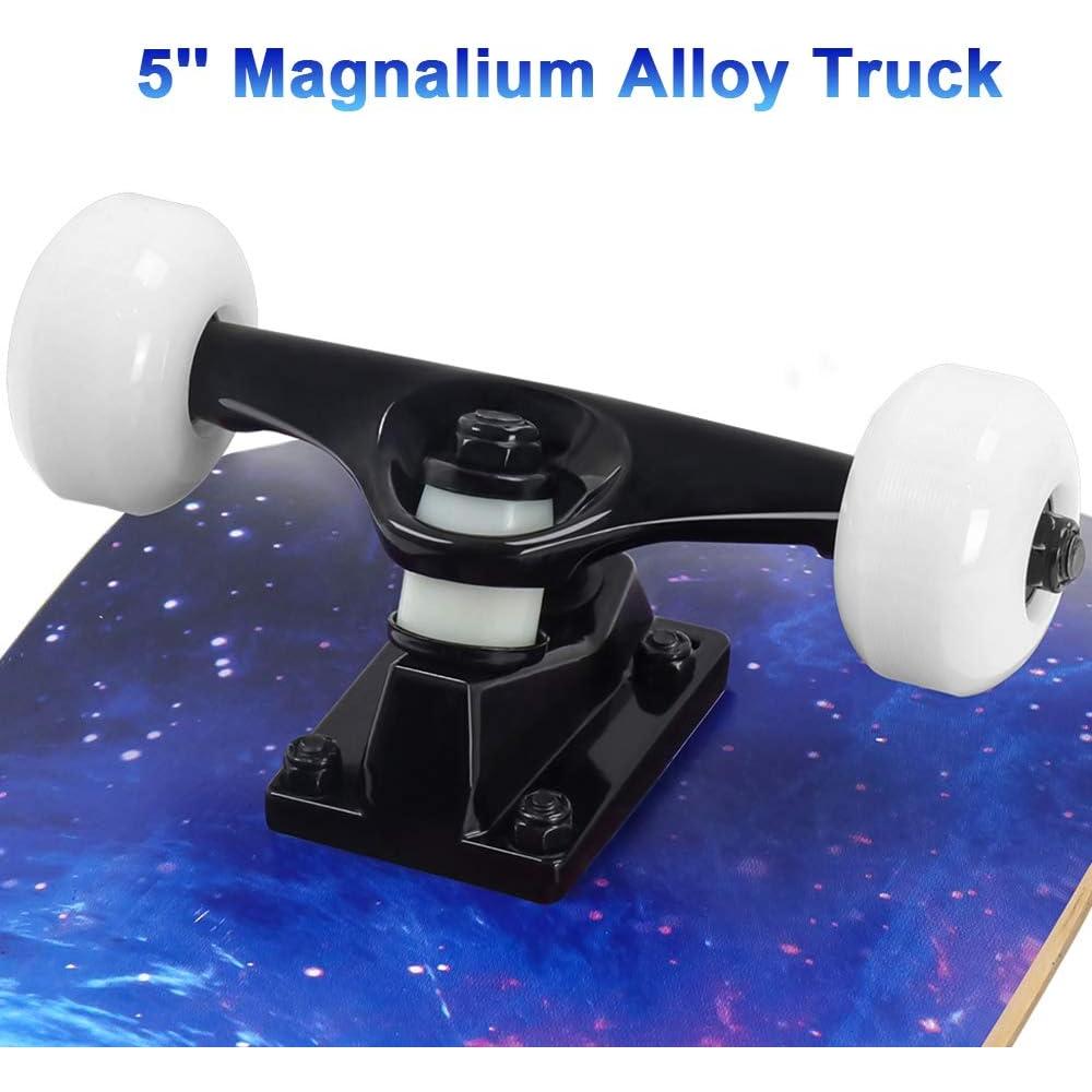 Patineta Completa ChromeWheels 31" Arce Canadiense 7 Capas