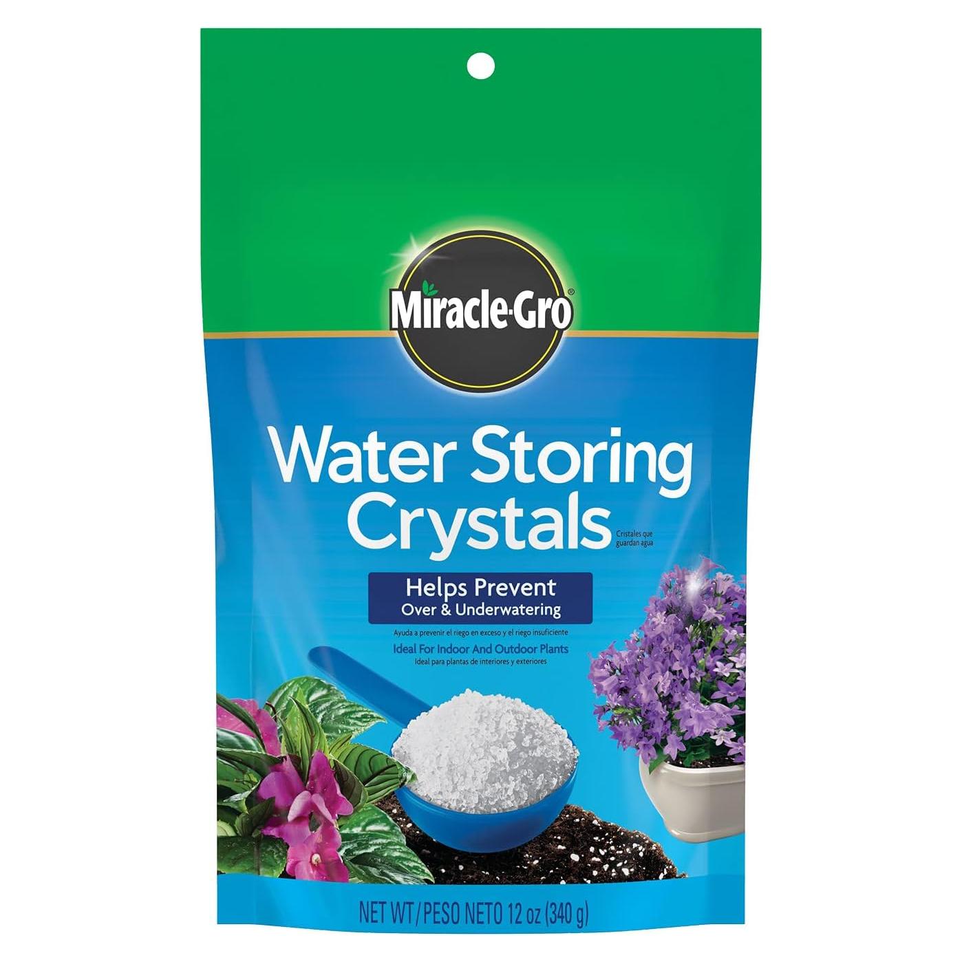 Cristales de Agua Miracle-Gro 340 g para Plantas