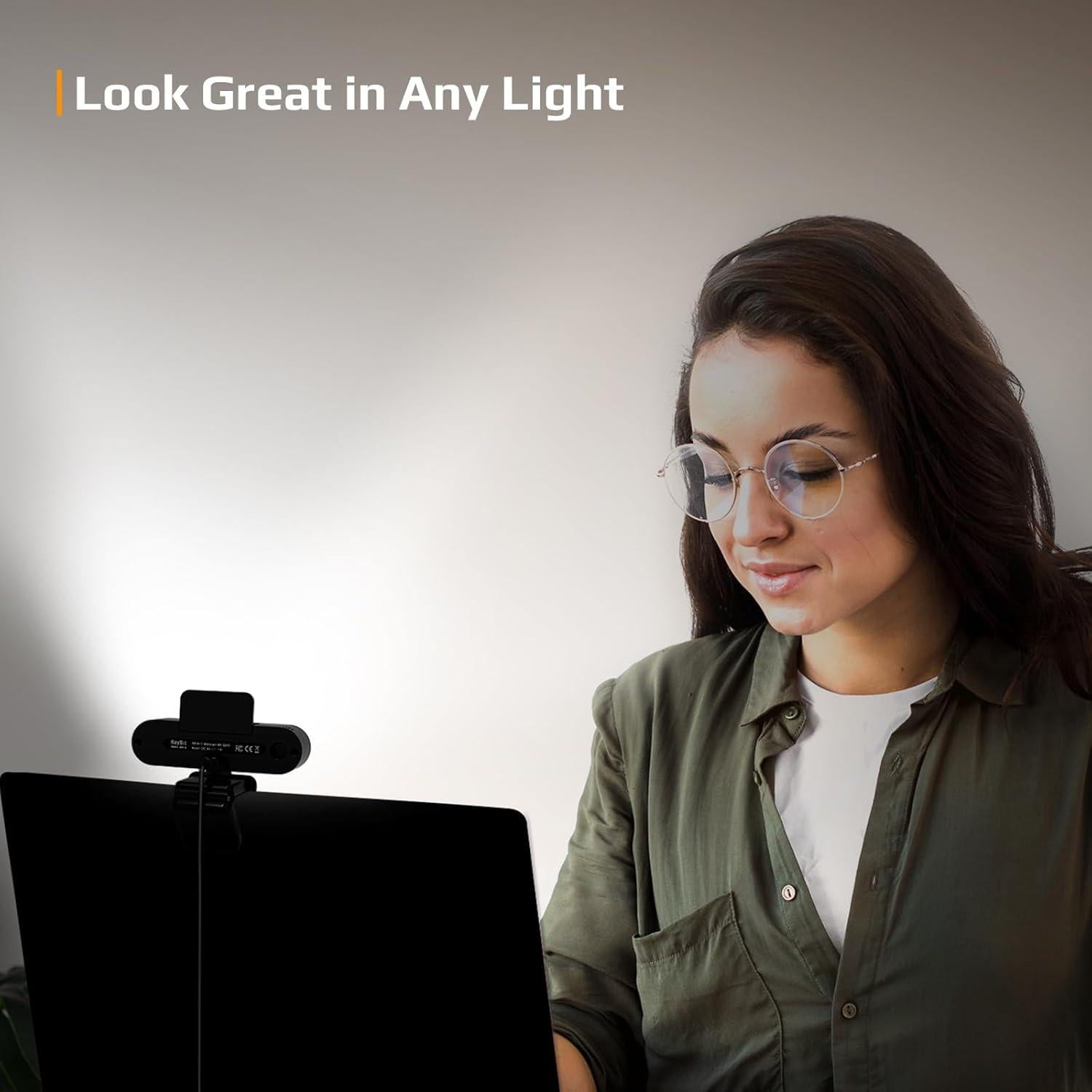 Cámara Web 4K RayBit SeeUpmini con Altavoz y Micrófono