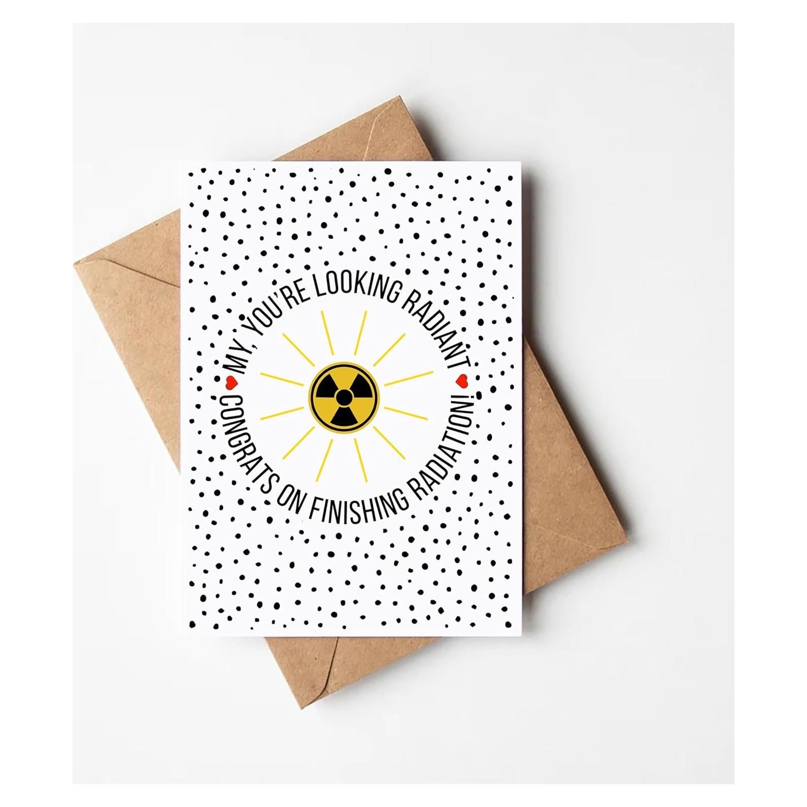 Tarjeta de Felicitación TinyCracker por Terminar Radiación