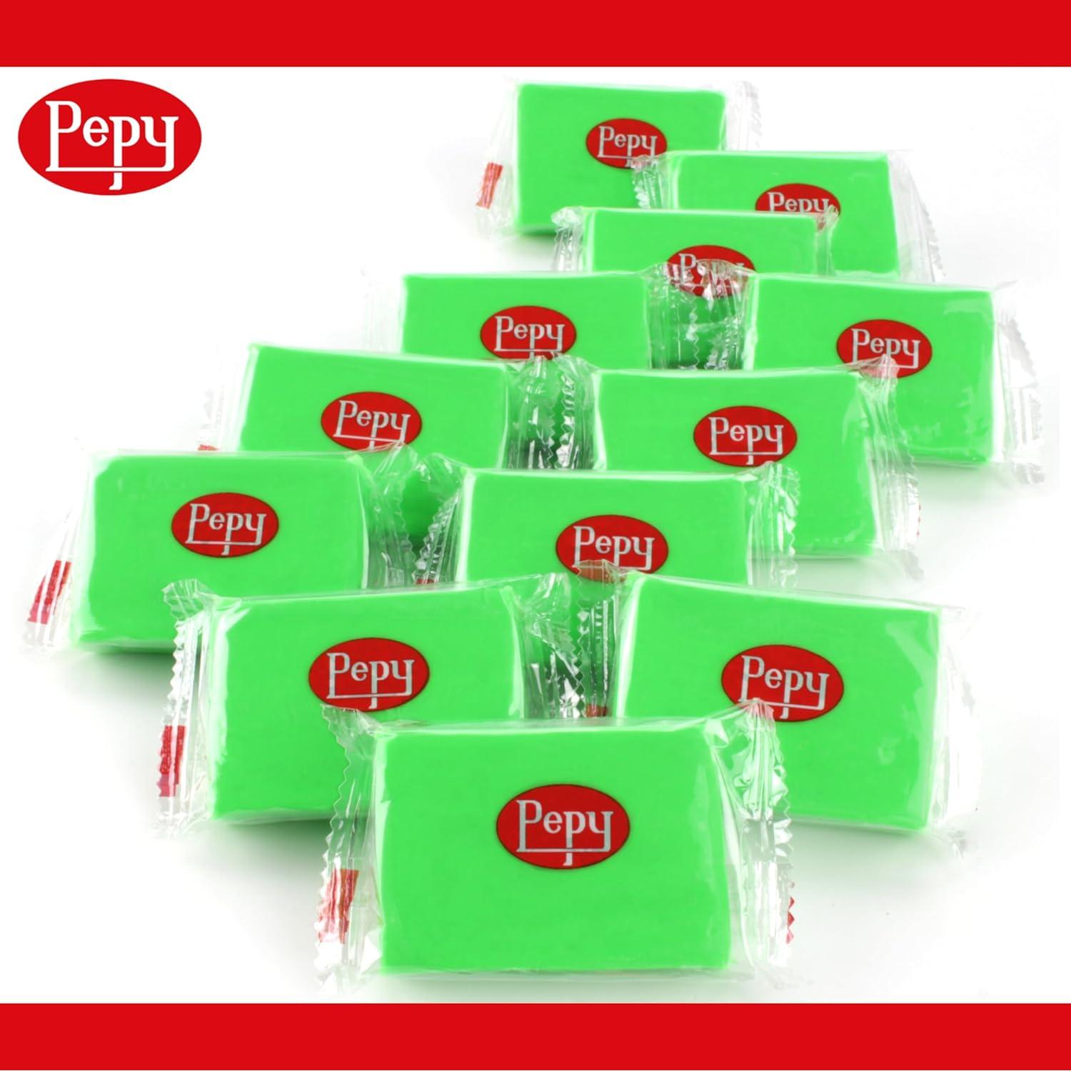 Pepy Plastilina No Secante Verde Claro Set 24 Barras 1.4 oz