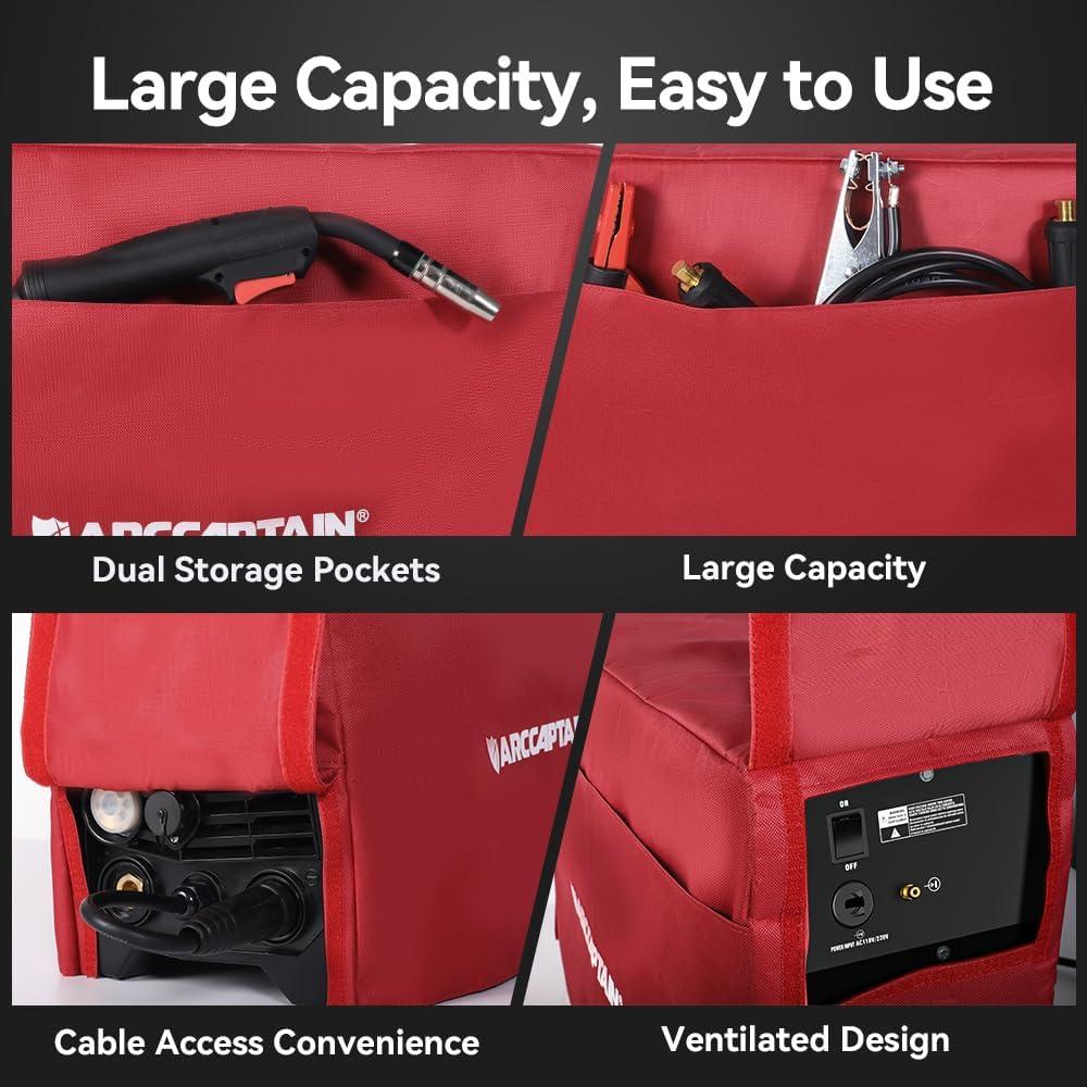 Cubierta Protectora ARCCAPTAIN para Soldador Rojo 51x36 cm